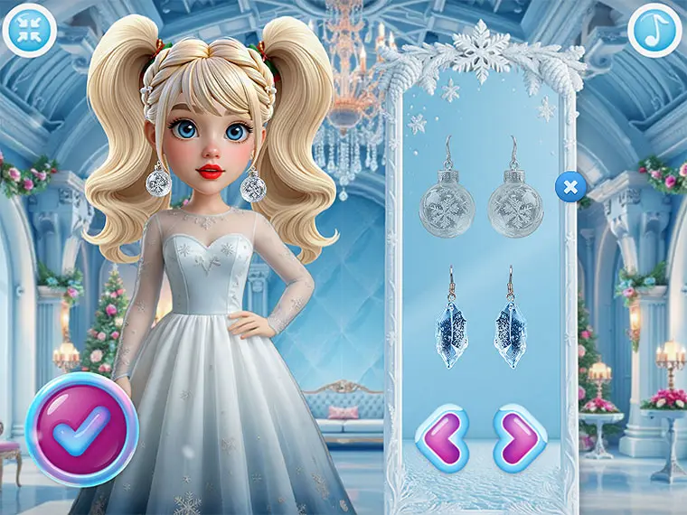 winter princess dress up games Play Ice Princess Makeover, Makeup & Dress Up Care Games For Girls